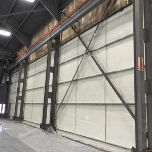Spray Foam Insulation with Metal Panels