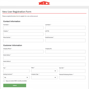 It's as simple as filling out your contact and company information to get started!