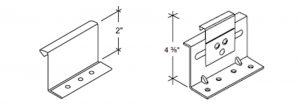 Fixed Clip (left) Floating / Sliding Clip (right)