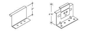 Fixed clips (left) and floating clips (right) are two of the most commonly used types of clips.