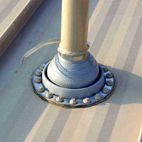 Commercial Metal Roof Flue & Pipe Penetration