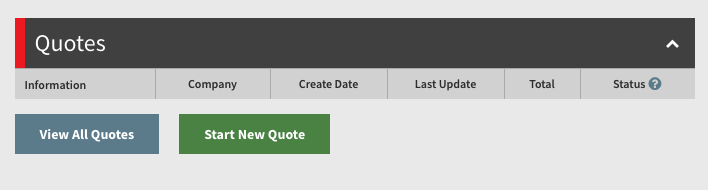 3 Start new quote button